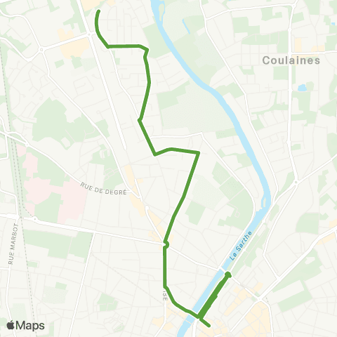 SETRAM Gallière - Eperon map