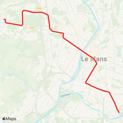 SETRAM Antarès-Stade Marie Marvingt - Uni map