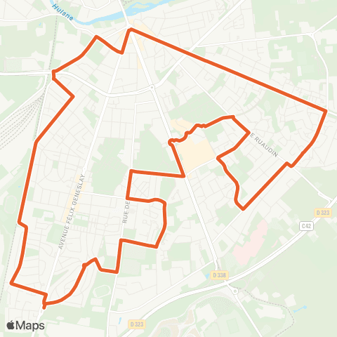 SETRAM Oasis-Ctre des Exp. par Pontlieue et Glonnières map
