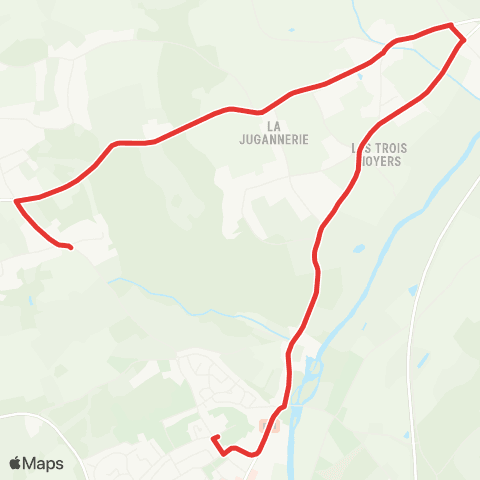 SETRAM Yvré-L'Évêque - Collège Pasteur map