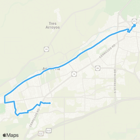 Santa Fe Trails Dtwn - Agua Fria - Tierra Contenta - Santa Fe Pl map