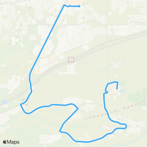 Santa Fe Trails Santa Fe Place - Iaia - Rancho Viejo map