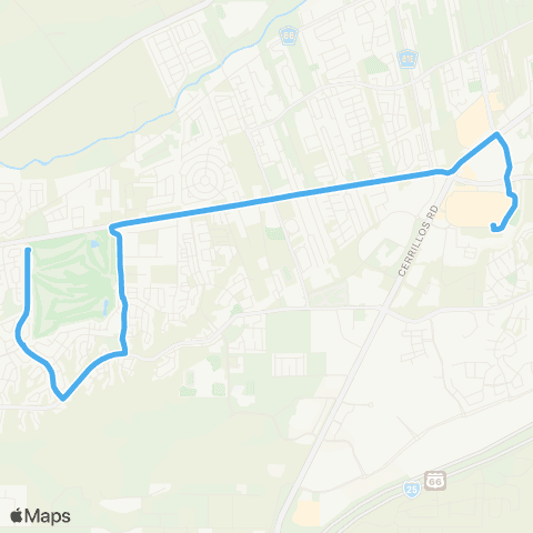 Santa Fe Trails Santa Fe Pl - Tierra Contenta - Country Club map