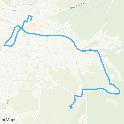 Santa Fe Trails Dtwn - E. Alameda - St. John's Coll - Museum Hill map