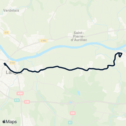 Sud Gironde Mobilités NE Castets map