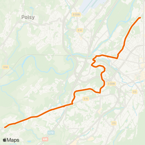 Sibra Piscine Patinoire / Chavanod Stade map