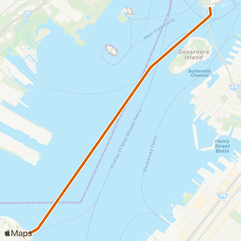 Staten Island Ferry Staten Island Ferry map