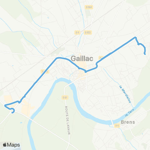 Sillonne - Gaillac Collège R. Taillefer - Louise Michel map