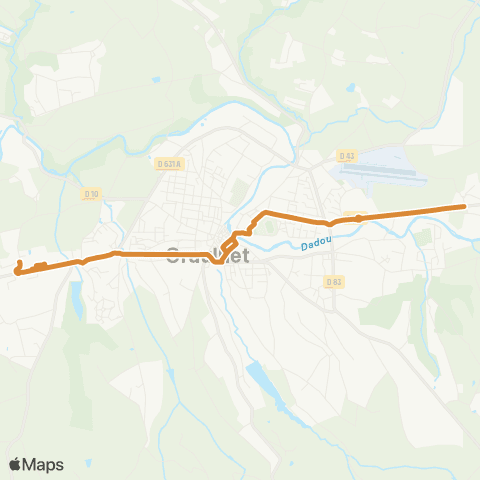 Sillonne - Graulhet La Molière / Ventenaye - La Bousquetarié map
