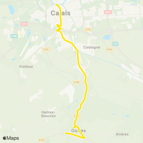 SITAC Théâtre / Fontinettes / Coulogne / Guînes / Hames-Boucres / Fréthun map