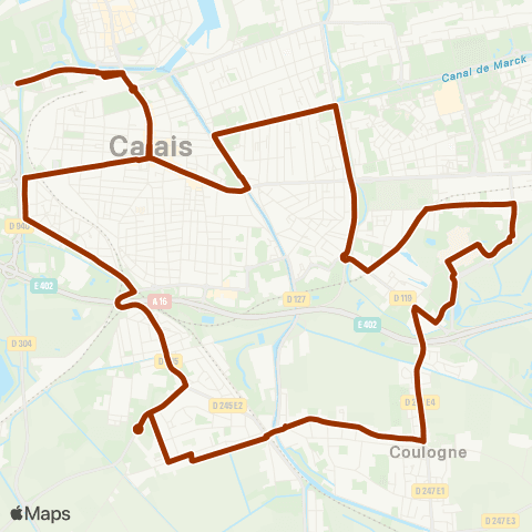 SITAC Théâtre / Cailloux / Coulogne / Virval / Hôp. / Nation / Théâtre map