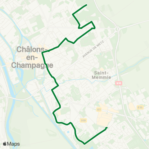 SITAC Quartier Février ⇔ Vallée St-Pierre ⇔ Ctre-ville ⇔ Croix Dampierre map