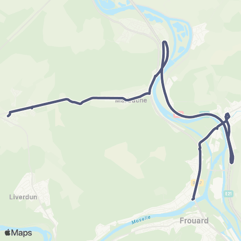 SIT Saizerais <> Pompey map