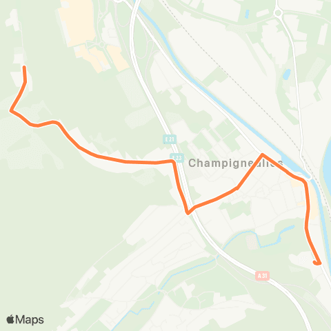 SIT Louis Pergaud <> Collège Julien map