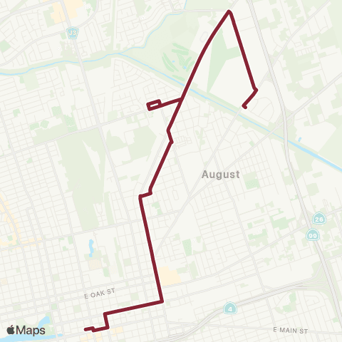 San Joaquin RTD DTC-Eastlandplaza-Sanguinetti map