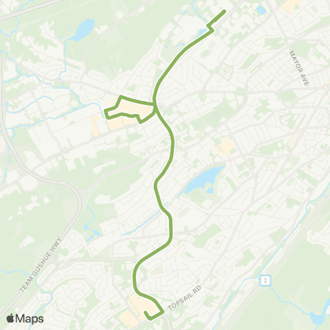 Metrobus Express map