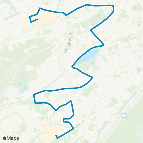 Metrobus Avalon Mall / Village map