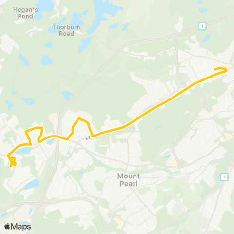 Metrobus Paradise map