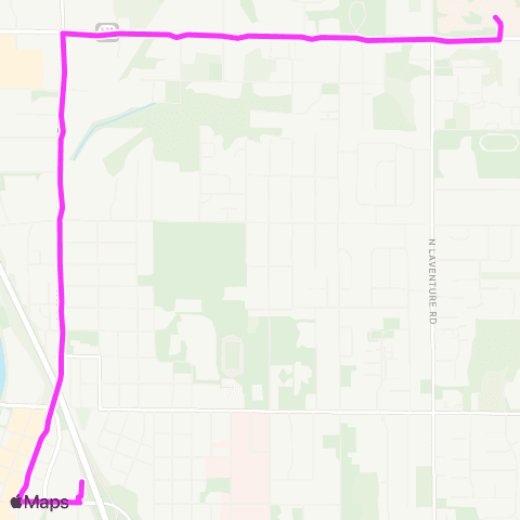 Skagit Transit Route 205 map