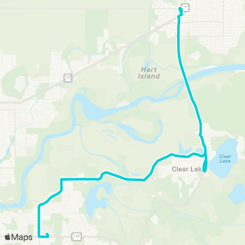 Skagit Transit Route 305 map
