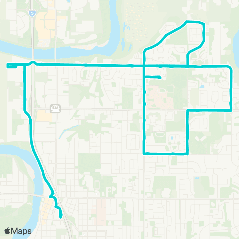 Skagit Transit Route 207 map