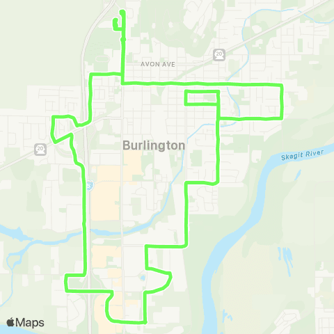 Skagit Transit Route 101 map