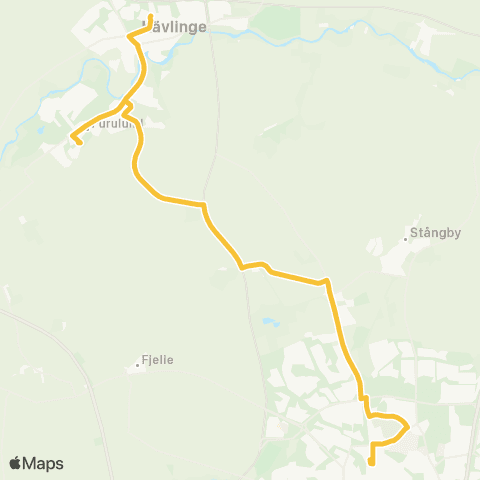 Skånetrafiken Furulund - Lund map