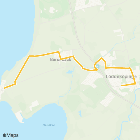 Skånetrafiken Löddeköpinge - Barsebäckshamn map