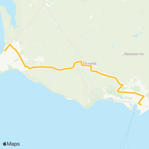 Skånetrafiken Vellinge - Höllviken - Skegrie - Trelleborg map
