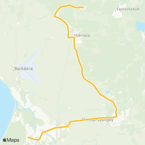 Skånetrafiken Svenstorp - Munka Ljungby - Ängelholm map