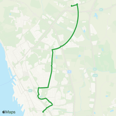 Skånetrafiken Ramlösa station - Rosengården - Väla Centrum map