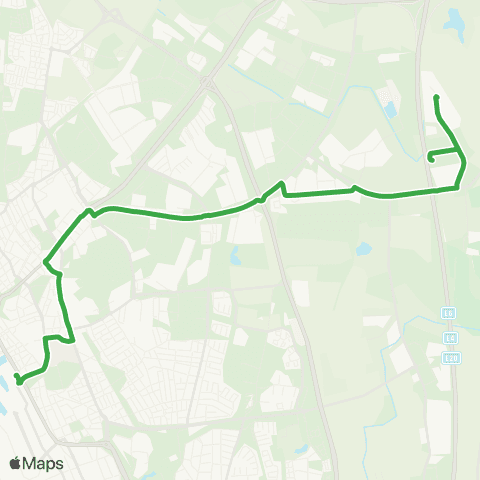 Skånetrafiken Tostarp - Stattena - Helsingborg C map