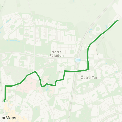 Skånetrafiken Lund C - ESS (bussersättning) map