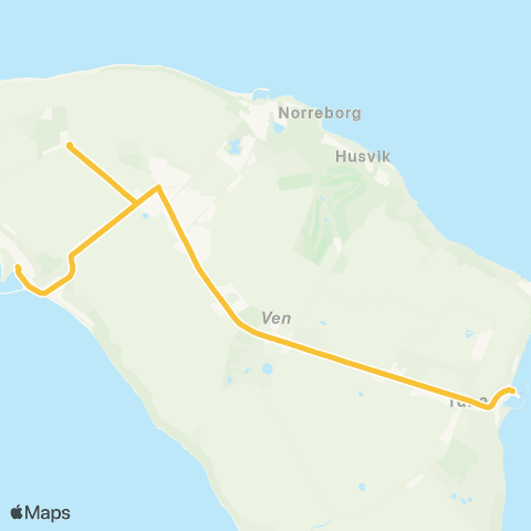 Skånetrafiken Kyrkbacken - Bäckviken map