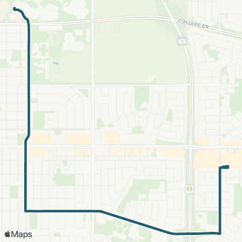 Saskatoon Transit Centre Mall / University map
