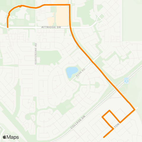 Saskatoon Transit Nelson Road / Brighton map