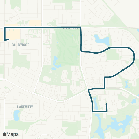 Saskatoon Transit Briarwood / Centre Mall map