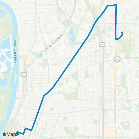 Cherriots Portland Road map