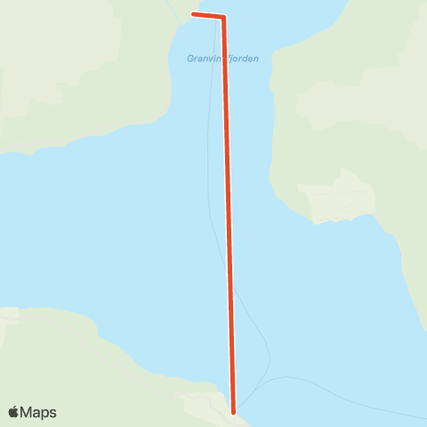 Skyss Utne - Kvanndal map