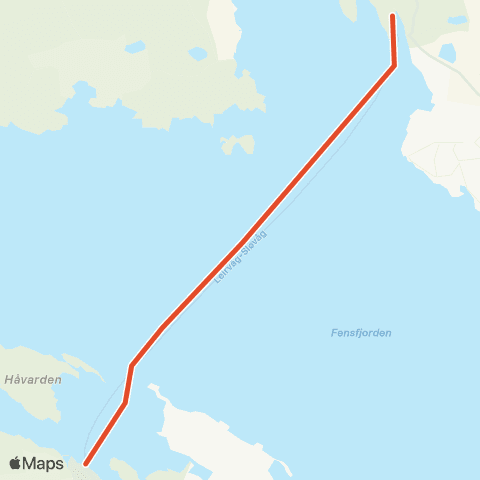 Skyss Leirvåg - Sløvåg map