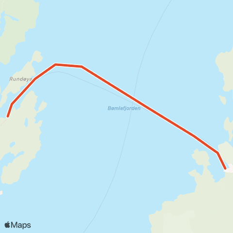 Skyss Langevåg - Buavåg map