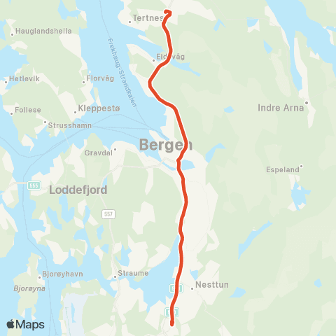 Skyss Åsane terminal - Lagunen terminal map