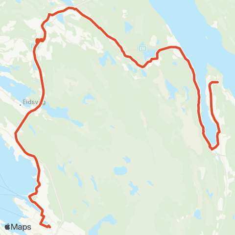Skyss Åsane terminal - Ytre Arna - Arna terminal map
