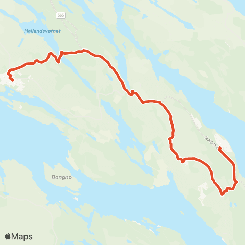 Skyss Austmarka - Sæbø - Marås - Manger map