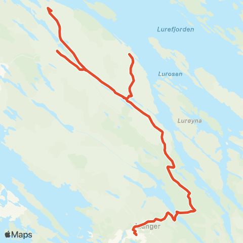 Skyss Valdersnes - Manger map