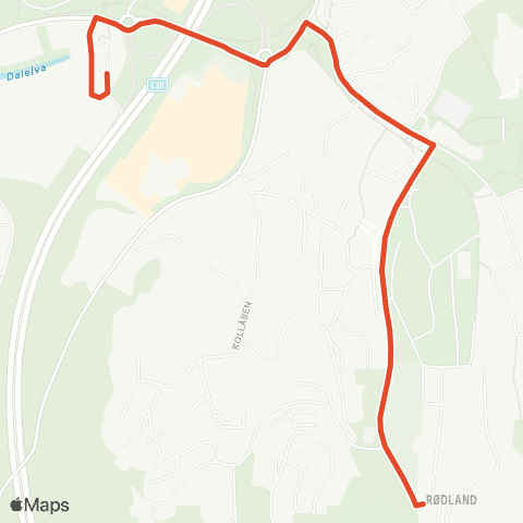 Skyss Rolland - Åsane terminal map
