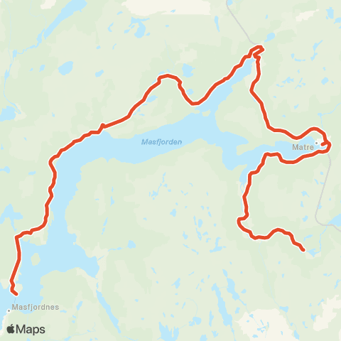 Skyss Duesund - Solheim - Matre - Haukeland map