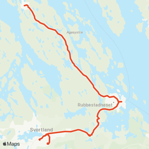 Skyss Svortland-Rubbestadsneset-Rolfsnes map