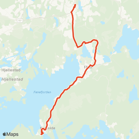 Skyss Fanahammeren - Lagunen map