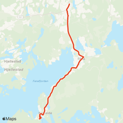 Skyss Krokeide - Lagunen terminal map
